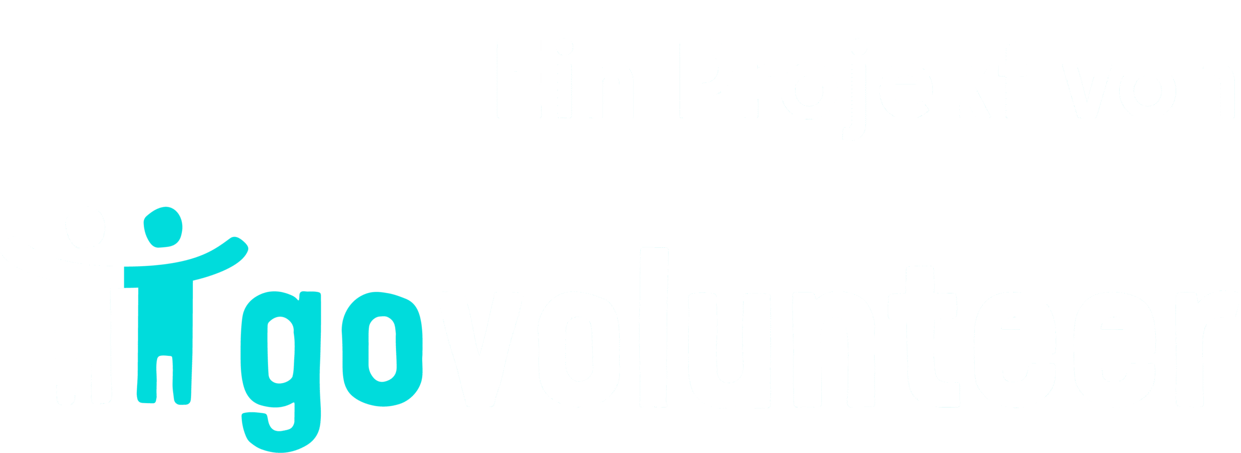 Logo GoVolunteer mit dem Text "Ein Projekt von GoVolunteer"